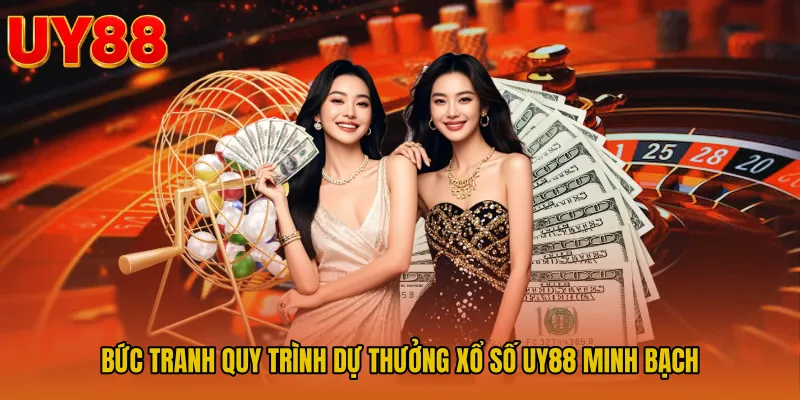Bức tranh quy trình dự thưởng xổ số UY88 minh bạch